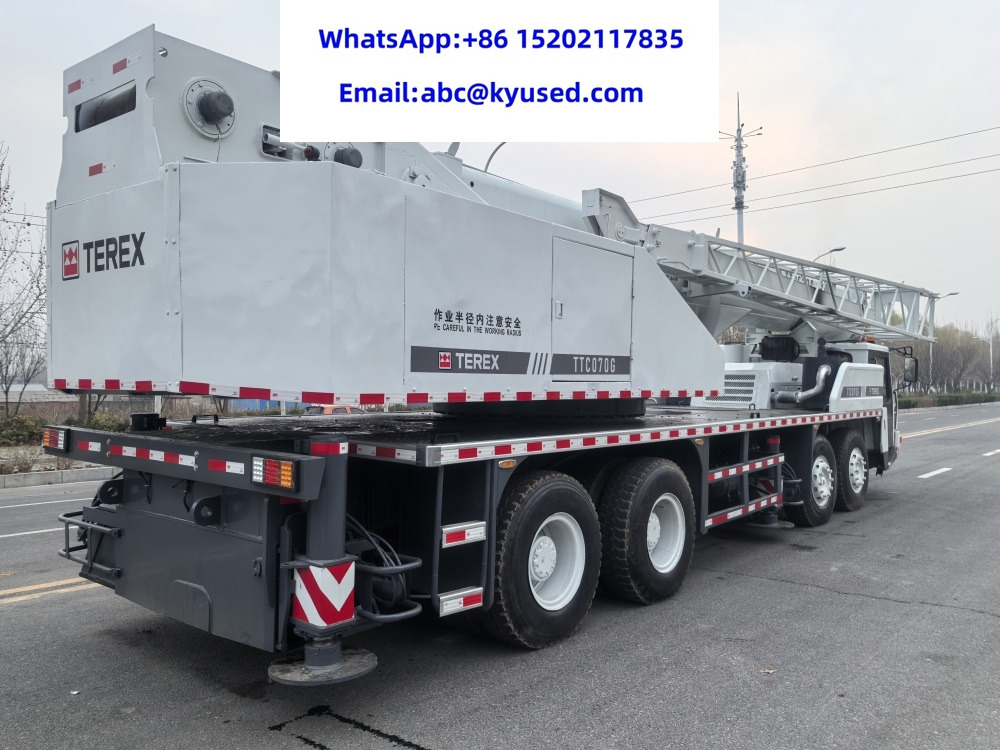 TEREX TTC070G QY70K XCT70 QY70KC ZTC700V TG700E NK700E 70ton - Τηλεσκοπικός γερανός: φωτογραφία 4 TEREX TTC070G QY70K XCT70 QY70KC ZTC700V TG700E NK700E 70ton - Τηλεσκοπικός γερανός: φωτογραφία 4