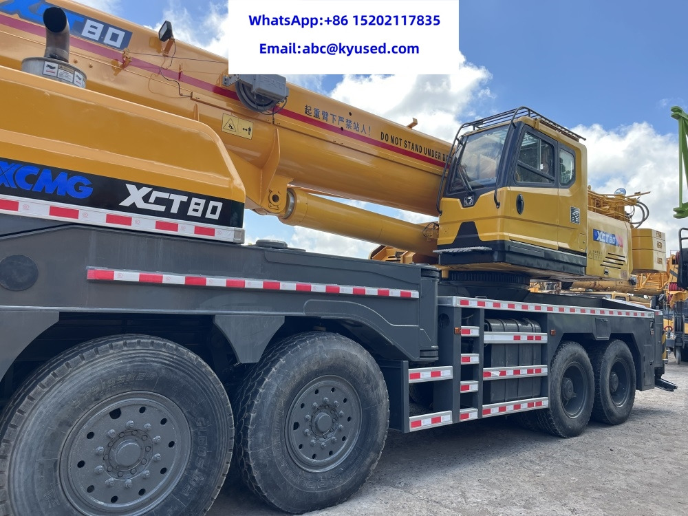 XCMG XCT80 80ton - Τηλεσκοπικός γερανός: φωτογραφία 3 XCMG XCT80 80ton - Τηλεσκοπικός γερανός: φωτογραφία 3