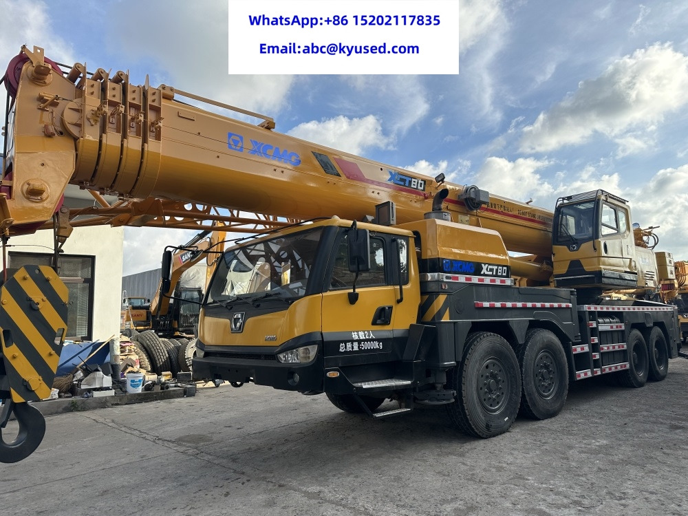 XCMG XCT80 80ton - Τηλεσκοπικός γερανός: φωτογραφία 1 XCMG XCT80 80ton - Τηλεσκοπικός γερανός: φωτογραφία 1