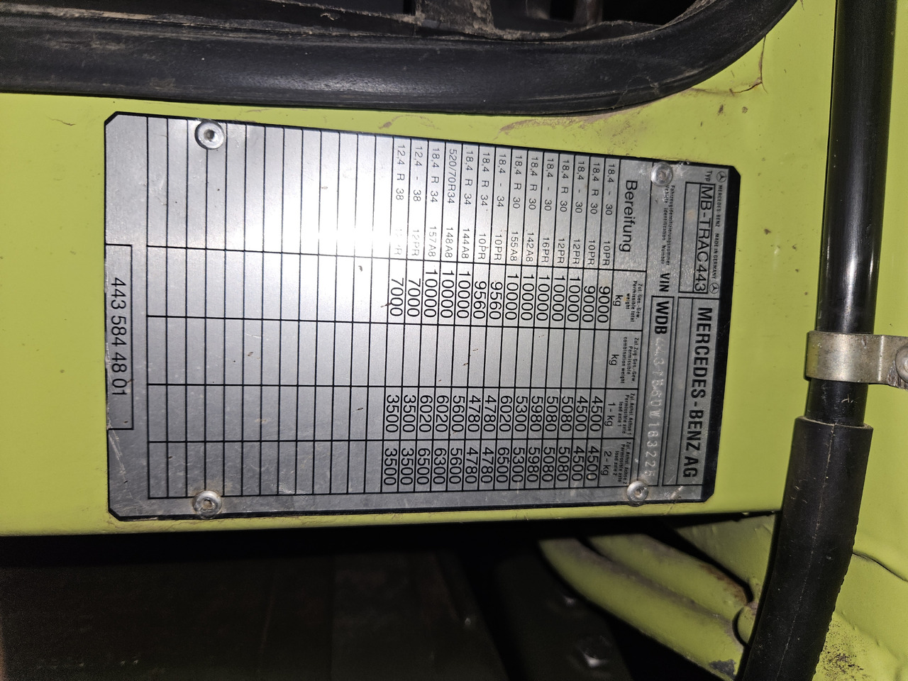 MERCEDES-BENZ MB-TRAC 1600 - Τρακτέρ: φωτογραφία 5 MERCEDES-BENZ MB-TRAC 1600 - Τρακτέρ: φωτογραφία 5