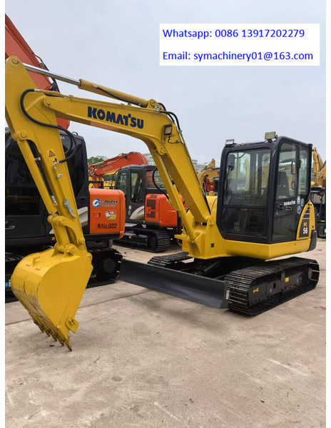 Komatsu PC56 - Μίνι εκσκαφέας: φωτογραφία 5 Komatsu PC56 - Μίνι εκσκαφέας: φωτογραφία 5