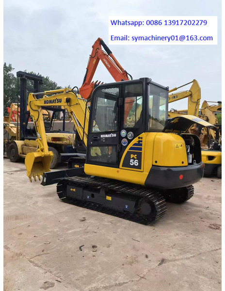 Komatsu PC56 - Μίνι εκσκαφέας: φωτογραφία 1 Komatsu PC56 - Μίνι εκσκαφέας: φωτογραφία 1