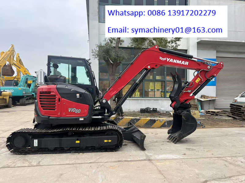 Yanmar Vio 80 - Ερπυστριοφόρος εκσκαφέας: φωτογραφία 2 Yanmar Vio 80 - Ερπυστριοφόρος εκσκαφέας: φωτογραφία 2