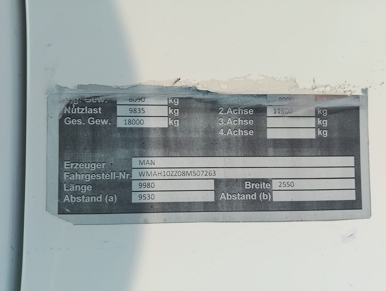 Φορτηγό μεταφοράς εμπορευματοκιβωτίων/ Κινητό αμάξωμα MAN TGA 18 320: φωτογραφία 19