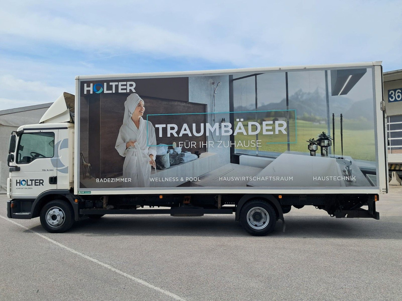 MAN TGL 8.180 Koffer mit LBW | Klima | Diff. | Tempo - Φορτηγό κόφα: φωτογραφία 3 MAN TGL 8.180 Koffer mit LBW | Klima | Diff. | Tempo - Φορτηγό κόφα: φωτογραφία 3