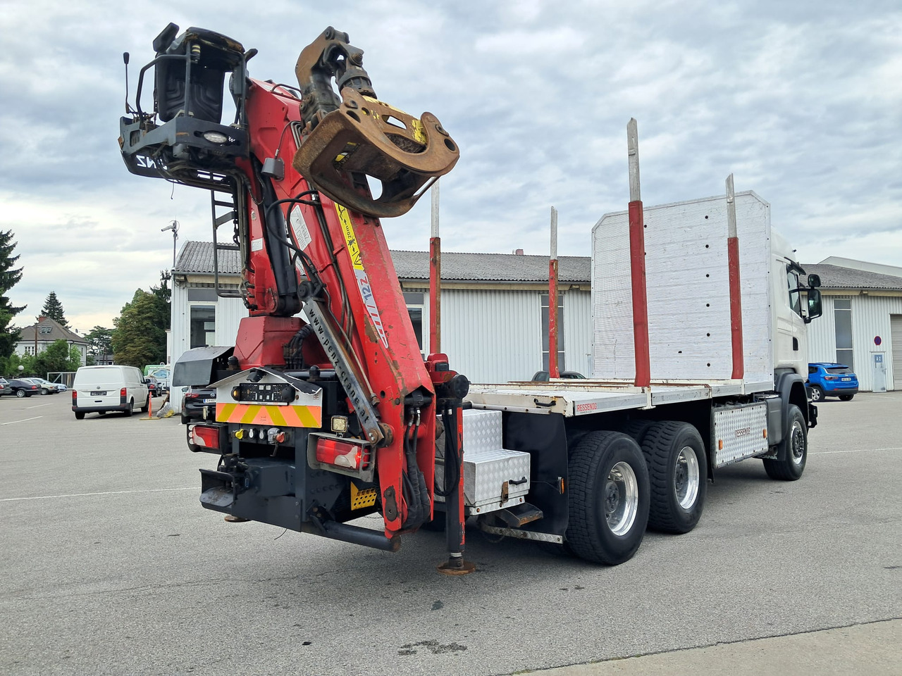 SCANIA G 490 6x6 Blatt-Blatt | Klima | Schaltgetriebe | Euro 6 | Penz-Kran 12Z | - Φορτηγό ξυλείας, Φορτηγό με γερανό: φωτογραφία 5 SCANIA G 490 6x6 Blatt-Blatt | Klima | Schaltgetriebe | Euro 6 | Penz-Kran 12Z | - Φορτηγό ξυλείας, Φορτηγό με γερανό: φωτογραφία 5