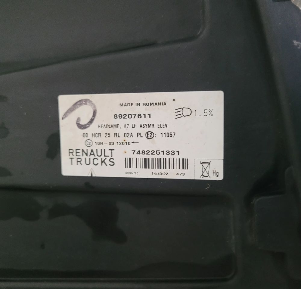 LAMPY RENAULT RANGE T ORYGINAŁ H4 LED CHWALIM116 - Φωτισμός για Φορτηγό: φωτογραφία 5 LAMPY RENAULT RANGE T ORYGINAŁ H4 LED CHWALIM116 - Φωτισμός για Φορτηγό: φωτογραφία 5