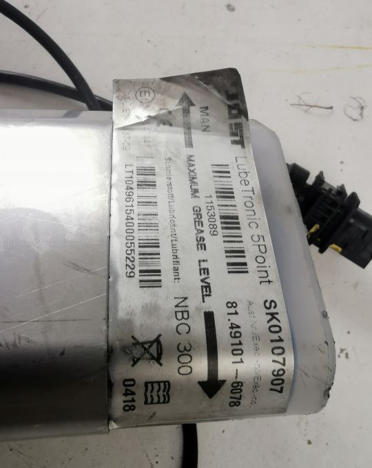 SMAROWANIE SIODŁA JOST MAN TGX TGS 81.49101-6078 - Πέμπτος τροχός για Φορτηγό: φωτογραφία 2 SMAROWANIE SIODŁA JOST MAN TGX TGS 81.49101-6078 - Πέμπτος τροχός για Φορτηγό: φωτογραφία 2