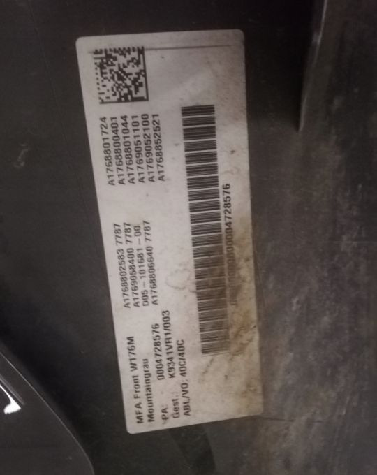 ZDERZAK MERCEDES A klasa A176 880 25 83 77 87 - Προφυλακτήρας: φωτογραφία 4 ZDERZAK MERCEDES A klasa A176 880 25 83 77 87 - Προφυλακτήρας: φωτογραφία 4