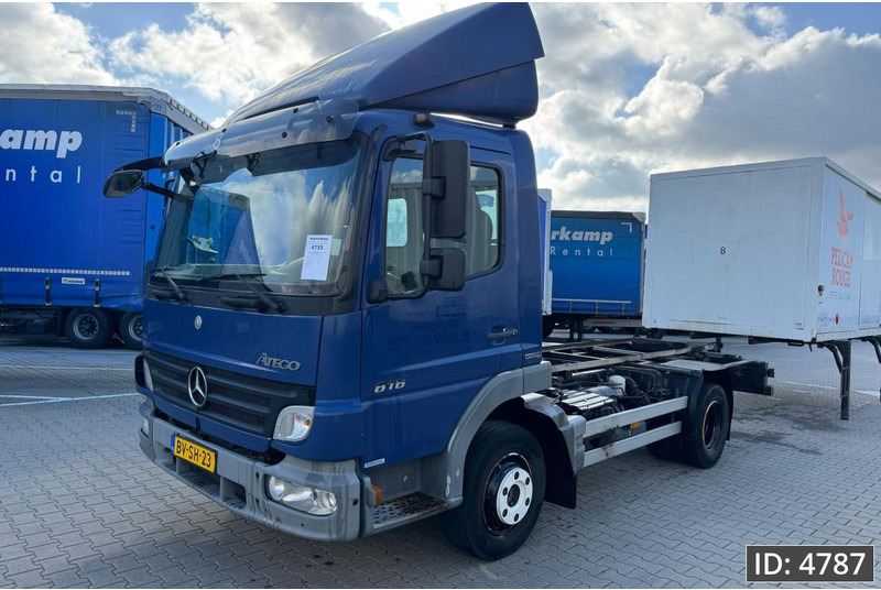 Mercedes-Benz Atego 816 Day Cab, Euro 5, BDF / EPS automatic / standklima / Hydraulic system - Φορτηγό μεταφοράς εμπορευματοκιβωτίων/ Κινητό αμάξωμα: φωτογραφία 1 Mercedes-Benz Atego 816 Day Cab, Euro 5, BDF / EPS automatic / standklima / Hydraulic system - Φορτηγό μεταφοράς εμπορευματοκιβωτίων/ Κινητό αμάξωμα: φωτογραφία 1