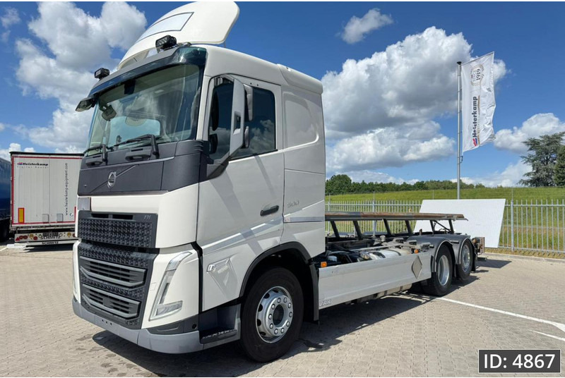 Volvo FH 500 Globetrotter, Euro 6, / 6x2 / Hydraulic body / frame 7.4 m / Tail lift - Φορτηγό μεταφοράς εμπορευματοκιβωτίων/ Κινητό αμάξωμα: φωτογραφία 1 Volvo FH 500 Globetrotter, Euro 6, / 6x2 / Hydraulic body / frame 7.4 m / Tail lift - Φορτηγό μεταφοράς εμπορευματοκιβωτίων/ Κινητό αμάξωμα: φωτογραφία 1