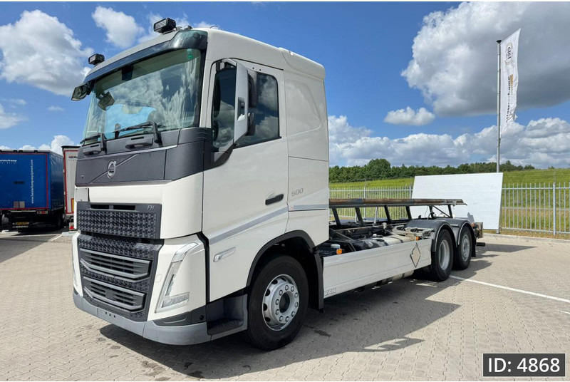 Volvo FH 500 Globetrotter, Euro 6, / 6x2 / Hydraulic body / frame 7.4 m / Tail lift - Φορτηγό μεταφοράς εμπορευματοκιβωτίων/ Κινητό αμάξωμα: φωτογραφία 1 Volvo FH 500 Globetrotter, Euro 6, / 6x2 / Hydraulic body / frame 7.4 m / Tail lift - Φορτηγό μεταφοράς εμπορευματοκιβωτίων/ Κινητό αμάξωμα: φωτογραφία 1