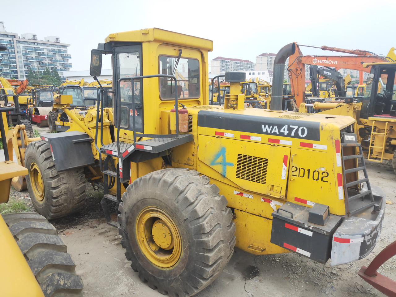 KOMATSU Wheel WA470-3 With a fork - Ελαστιχοφόρος φορτωτής: φωτογραφία 5 KOMATSU Wheel WA470-3 With a fork - Ελαστιχοφόρος φορτωτής: φωτογραφία 5
