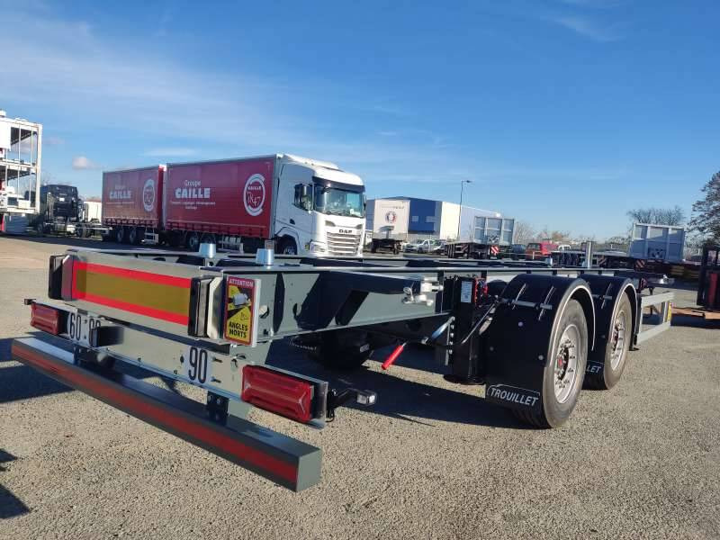 Remorque 2 Essieux 19T PORTE CAISSE MOBILE - Ρυμούλκα μεταφοράς εμπορευματοκιβωτίων/ Κινητό αμάξωμα: φωτογραφία 3 Remorque 2 Essieux 19T PORTE CAISSE MOBILE - Ρυμούλκα μεταφοράς εμπορευματοκιβωτίων/ Κινητό αμάξωμα: φωτογραφία 3