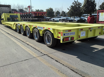 TITAN 120 ton detachable lowbed trailer for sale in Nigeria - Επικαθήμενο με χαμηλό δάπεδο: φωτογραφία 1 TITAN 120 ton detachable lowbed trailer for sale in Nigeria - Επικαθήμενο με χαμηλό δάπεδο: φωτογραφία 1