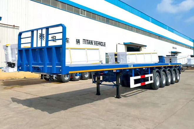 TITAN 5 Axle New Flatbed Trailers for Sale in Mauritius - Επικαθήμενο πλατφόρμα/ Καρότσα: φωτογραφία 3 TITAN 5 Axle New Flatbed Trailers for Sale in Mauritius - Επικαθήμενο πλατφόρμα/ Καρότσα: φωτογραφία 3