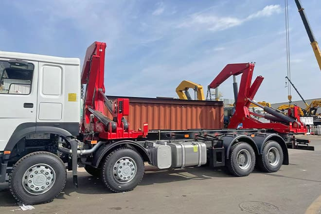 XCMG 20 Ft Side Lifter Truck for Sale in Papua New Guinea - Φορτηγό μεταφοράς εμπορευματοκιβωτίων/ Κινητό αμάξωμα: φωτογραφία 1 XCMG 20 Ft Side Lifter Truck for Sale in Papua New Guinea - Φορτηγό μεταφοράς εμπορευματοκιβωτίων/ Κινητό αμάξωμα: φωτογραφία 1