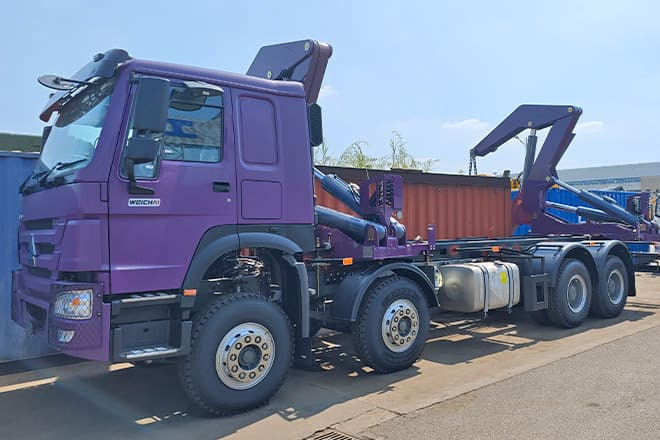 XCMG 37 Ton Container Side Lifter Truck for Sale in Kiribati - Φορτηγό μεταφοράς εμπορευματοκιβωτίων/ Κινητό αμάξωμα: φωτογραφία 1 XCMG 37 Ton Container Side Lifter Truck for Sale in Kiribati - Φορτηγό μεταφοράς εμπορευματοκιβωτίων/ Κινητό αμάξωμα: φωτογραφία 1