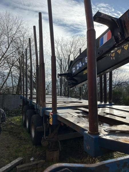 Diebolt grue avec grappin rotatif - Ημιρυμουλκούμενο μεταφοράς ξυλείας: φωτογραφία 3 Diebolt grue avec grappin rotatif - Ημιρυμουλκούμενο μεταφοράς ξυλείας: φωτογραφία 3