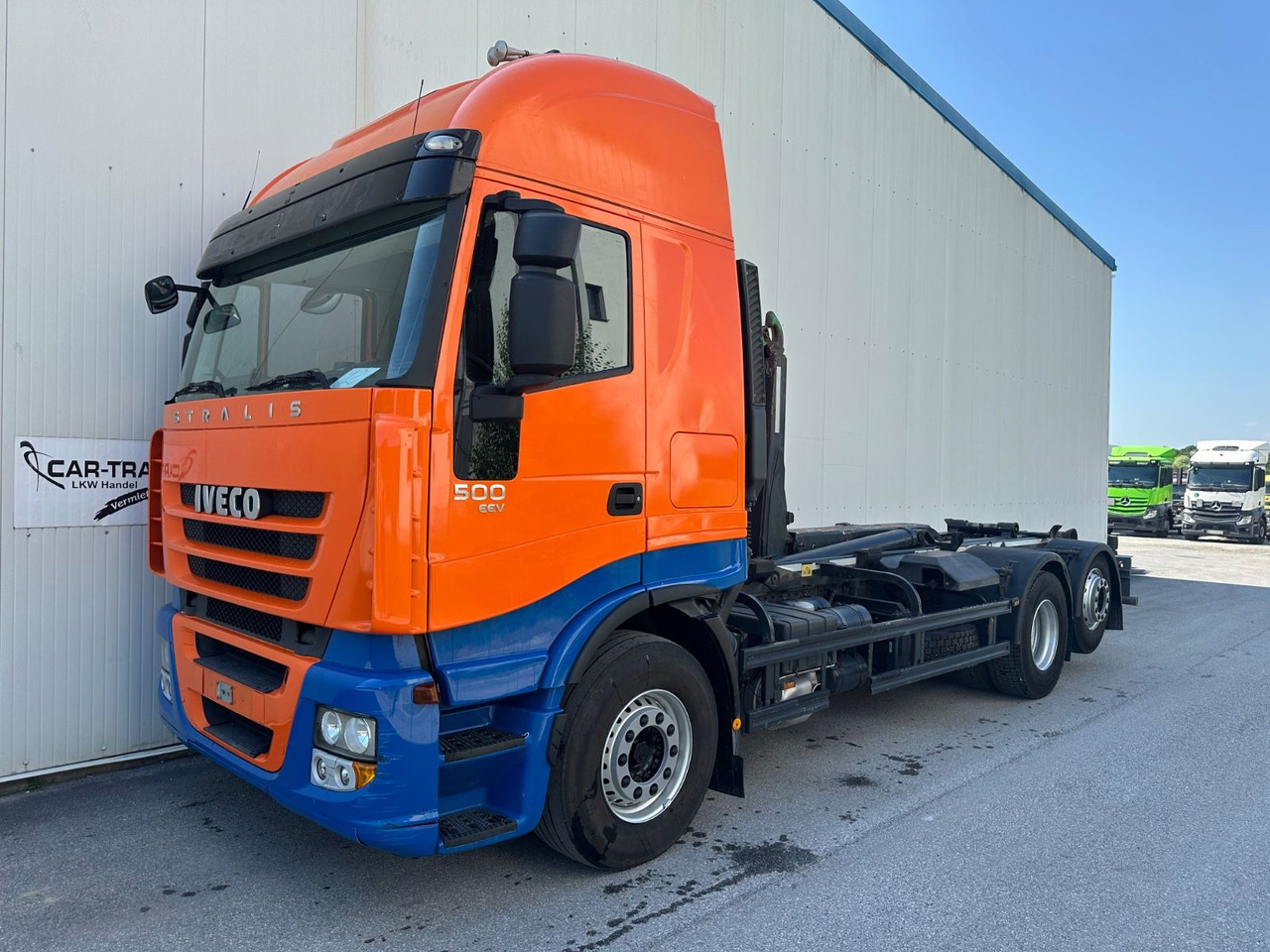 Iveco Stralis 500EEV 20T Meiller Lenkachse Retarder - Φορτηγό φόρτωσης γάντζου: φωτογραφία 1 Iveco Stralis 500EEV 20T Meiller Lenkachse Retarder - Φορτηγό φόρτωσης γάντζου: φωτογραφία 1