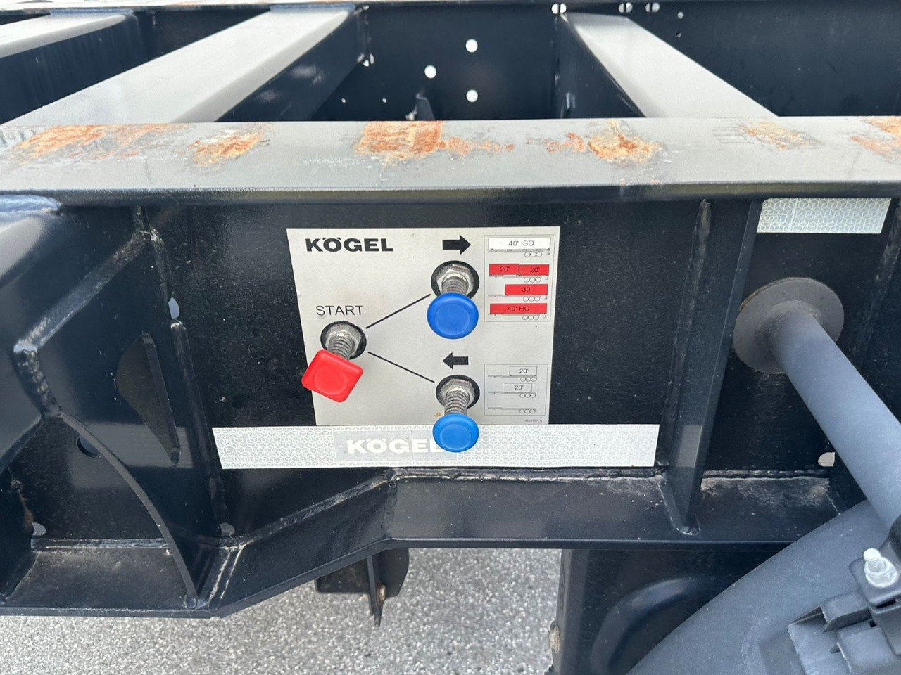 Kögel SN 24 LIFT SAF 2x20 1x30 1x40 6STK - Επικαθήμενο μεταφοράς εμπορευματοκιβωτίων/ Κινητό αμάξωμα: φωτογραφία 5 Kögel SN 24 LIFT SAF 2x20 1x30 1x40 6STK - Επικαθήμενο μεταφοράς εμπορευματοκιβωτίων/ Κινητό αμάξωμα: φωτογραφία 5