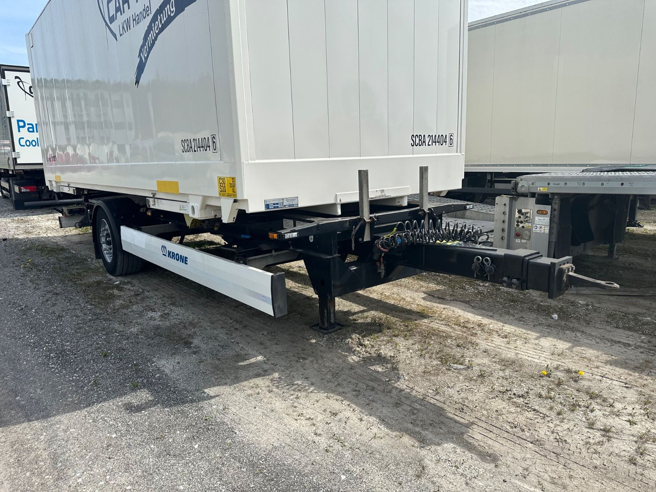 Krone ZE 1 Achs Maxi TÜV neu - Ρυμούλκα μεταφοράς εμπορευματοκιβωτίων/ Κινητό αμάξωμα: φωτογραφία 2 Krone ZE 1 Achs Maxi TÜV neu - Ρυμούλκα μεταφοράς εμπορευματοκιβωτίων/ Κινητό αμάξωμα: φωτογραφία 2
