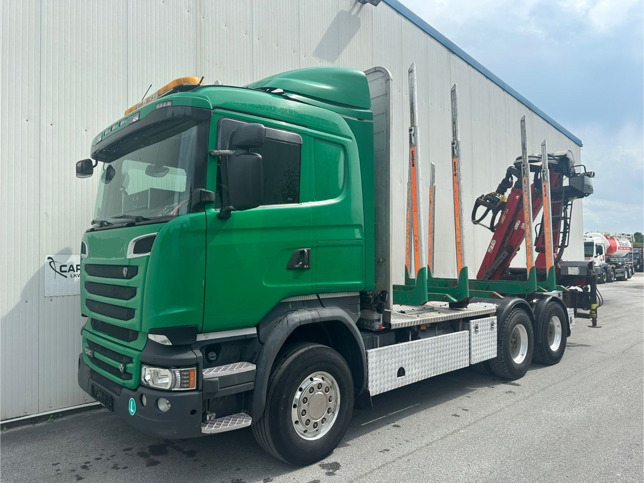 Scania R 580 V8 Penz Kran 2x Telespok - Φορτηγό ξυλείας, Φορτηγό με γερανό: φωτογραφία 1 Scania R 580 V8 Penz Kran 2x Telespok - Φορτηγό ξυλείας, Φορτηγό με γερανό: φωτογραφία 1