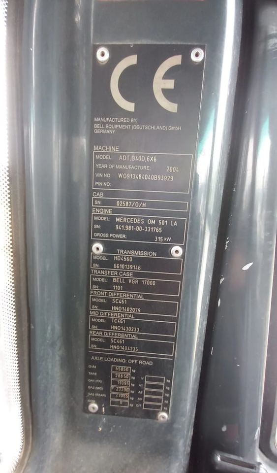 Ανατρεπόμενο όχημα Bell b40d: φωτογραφία 10