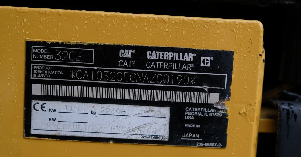 Caterpillar cat 320EL - Ερπυστριοφόρος εκσκαφέας: φωτογραφία 5 Caterpillar cat 320EL - Ερπυστριοφόρος εκσκαφέας: φωτογραφία 5
