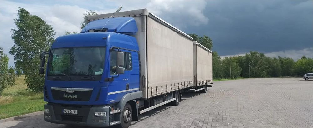 MAN TRUCK TGL - Φορτηγό μουσαμάς: φωτογραφία 1 MAN TRUCK TGL - Φορτηγό μουσαμάς: φωτογραφία 1