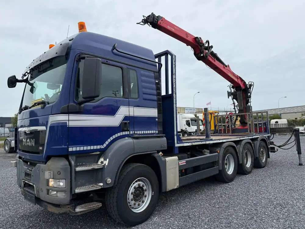 MAN TGS 35.440 *Epsilon Q170L*TRIDEM*Intarder - Φορτηγό με ανοιχτή καρότσα, Φορτηγό με γερανό: φωτογραφία 1 MAN TGS 35.440 *Epsilon Q170L*TRIDEM*Intarder - Φορτηγό με ανοιχτή καρότσα, Φορτηγό με γερανό: φωτογραφία 1