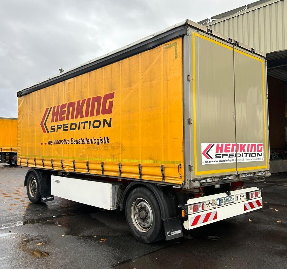 Anhänger + Krone + 2 Achsen + Scheibenbremse + EZ 2016 + TÜV - Τρέιλερ κουρτίνα: φωτογραφία 2 Anhänger + Krone + 2 Achsen + Scheibenbremse + EZ 2016 + TÜV - Τρέιλερ κουρτίνα: φωτογραφία 2