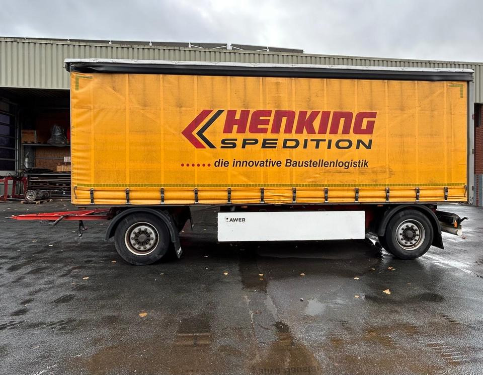 Anhänger + Krone + 2 Achsen + Scheibenbremse + EZ 2016 + TÜV - Τρέιλερ κουρτίνα: φωτογραφία 4 Anhänger + Krone + 2 Achsen + Scheibenbremse + EZ 2016 + TÜV - Τρέιλερ κουρτίνα: φωτογραφία 4