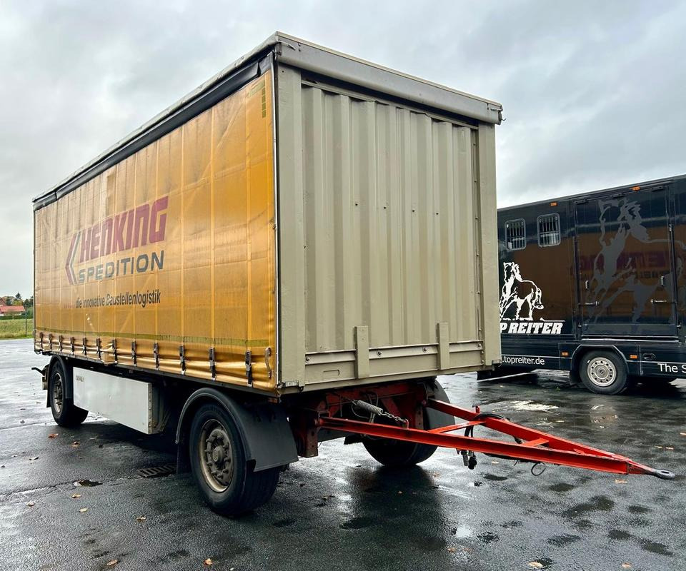 Anhänger + Krone + 2 Achsen + Scheibenbremse + EZ 2016 + TÜV - Τρέιλερ κουρτίνα: φωτογραφία 3 Anhänger + Krone + 2 Achsen + Scheibenbremse + EZ 2016 + TÜV - Τρέιλερ κουρτίνα: φωτογραφία 3