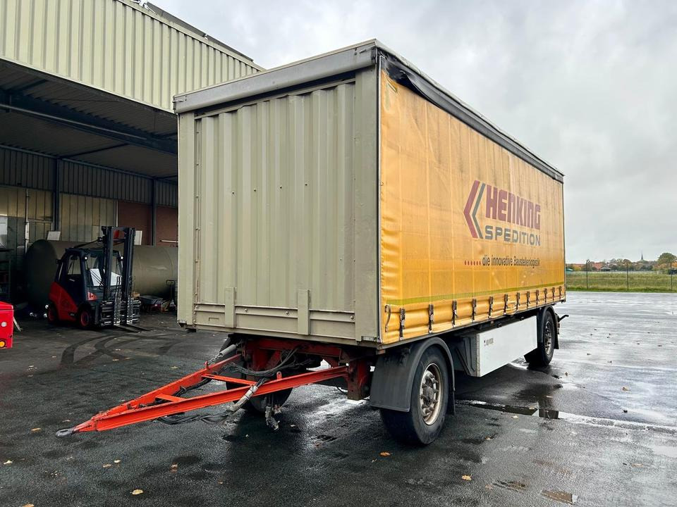 Anhänger + Krone + 2 Achsen + Scheibenbremse + EZ 2016 + TÜV - Τρέιλερ κουρτίνα: φωτογραφία 1 Anhänger + Krone + 2 Achsen + Scheibenbremse + EZ 2016 + TÜV - Τρέιλερ κουρτίνα: φωτογραφία 1