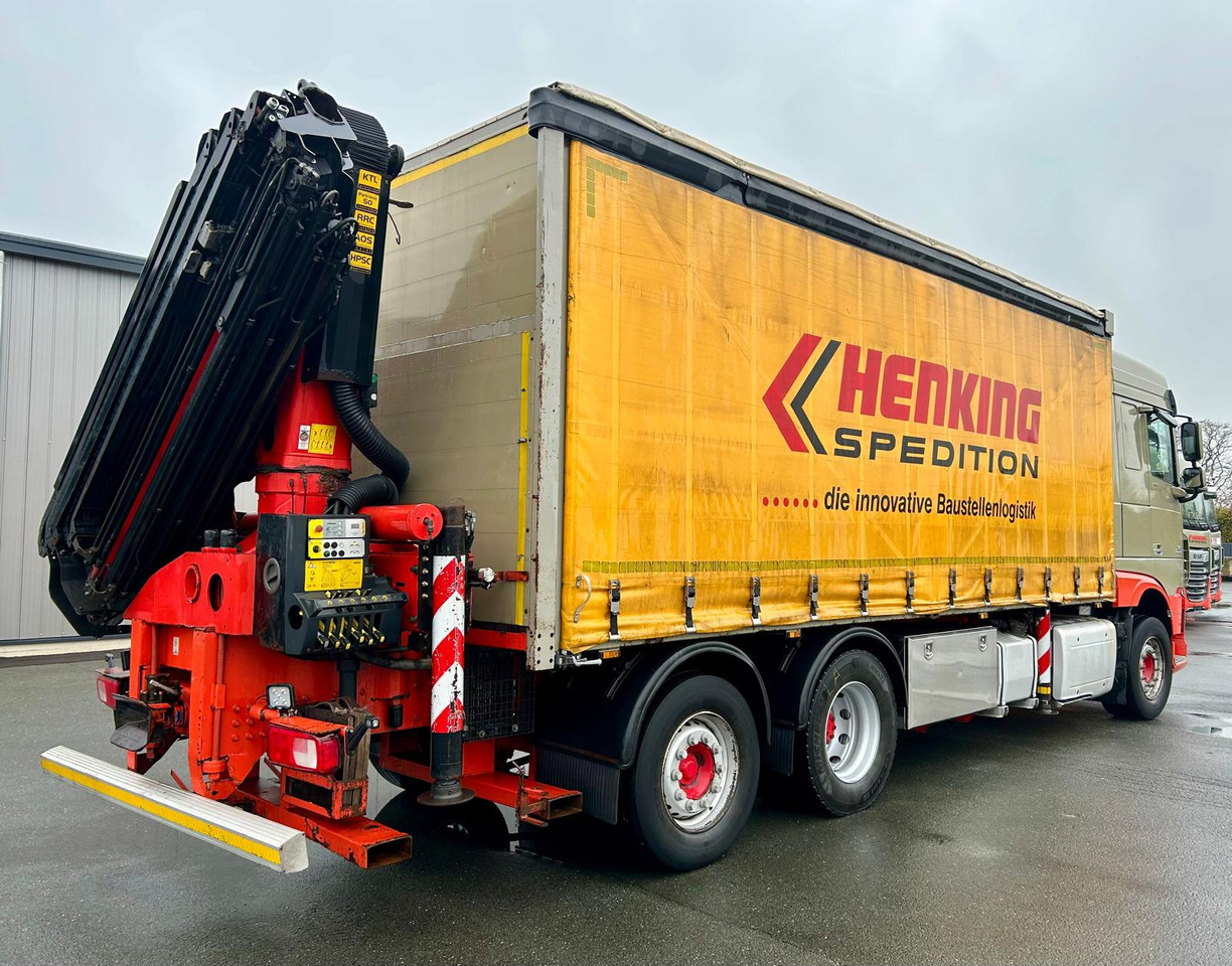 DAF DAF XF 460 FAN + PALFINGER + 16mtr + Lenkachse + EURO 6 - Φορτηγό μουσαμάς, Φορτηγό με γερανό: φωτογραφία 5 DAF DAF XF 460 FAN + PALFINGER + 16mtr + Lenkachse + EURO 6 - Φορτηγό μουσαμάς, Φορτηγό με γερανό: φωτογραφία 5