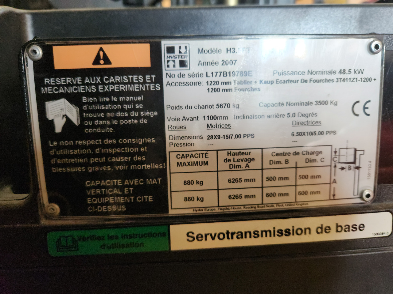 HYSTER H3.5FT - Πετρελαιοκίνητο περονοφόρο: φωτογραφία 2 HYSTER H3.5FT - Πετρελαιοκίνητο περονοφόρο: φωτογραφία 2