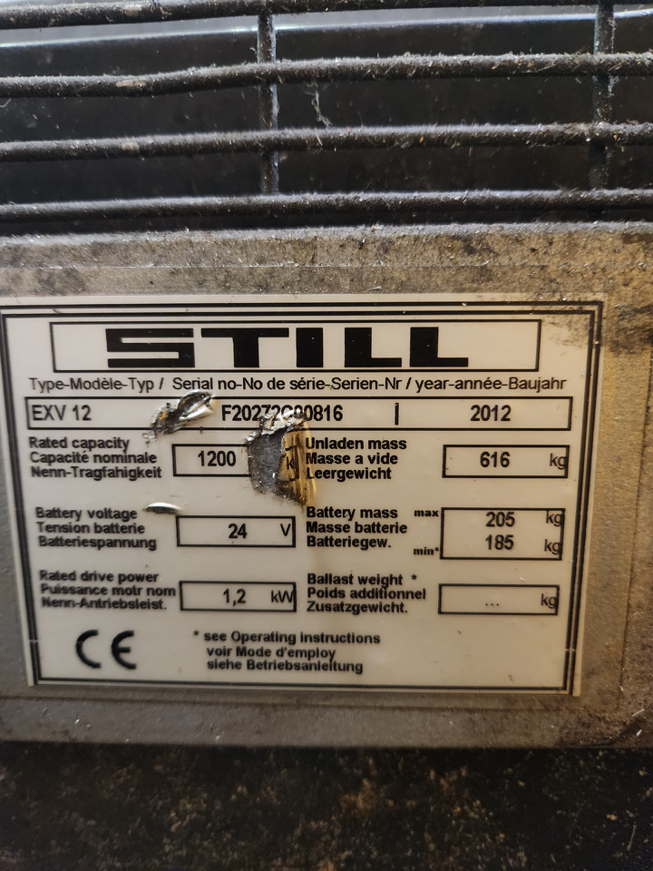 STILL EXV12 - Μηχάνημα στοίβαξης: φωτογραφία 4 STILL EXV12 - Μηχάνημα στοίβαξης: φωτογραφία 4
