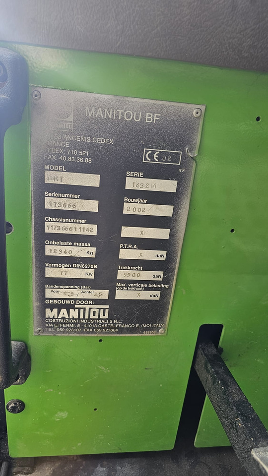 Manitou MRT 1432 Rotating Telehandler - Τηλεσκοπικός φορτωτής: φωτογραφία 4 Manitou MRT 1432 Rotating Telehandler - Τηλεσκοπικός φορτωτής: φωτογραφία 4