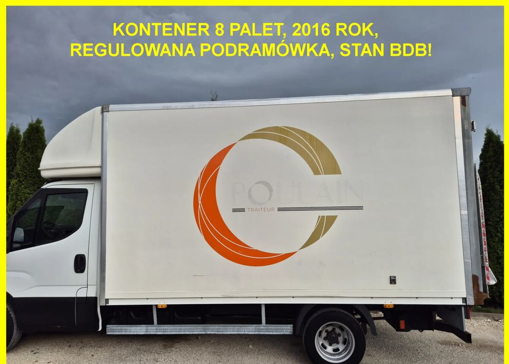 Kontener 8 palet 2016 rok, Iveco, Mastr, Sprinter, Ducato, Regulowana podramówka, stan bdb - Κλειστά aμάξωμα: φωτογραφία 1 Kontener 8 palet 2016 rok, Iveco, Mastr, Sprinter, Ducato, Regulowana podramówka, stan bdb - Κλειστά aμάξωμα: φωτογραφία 1