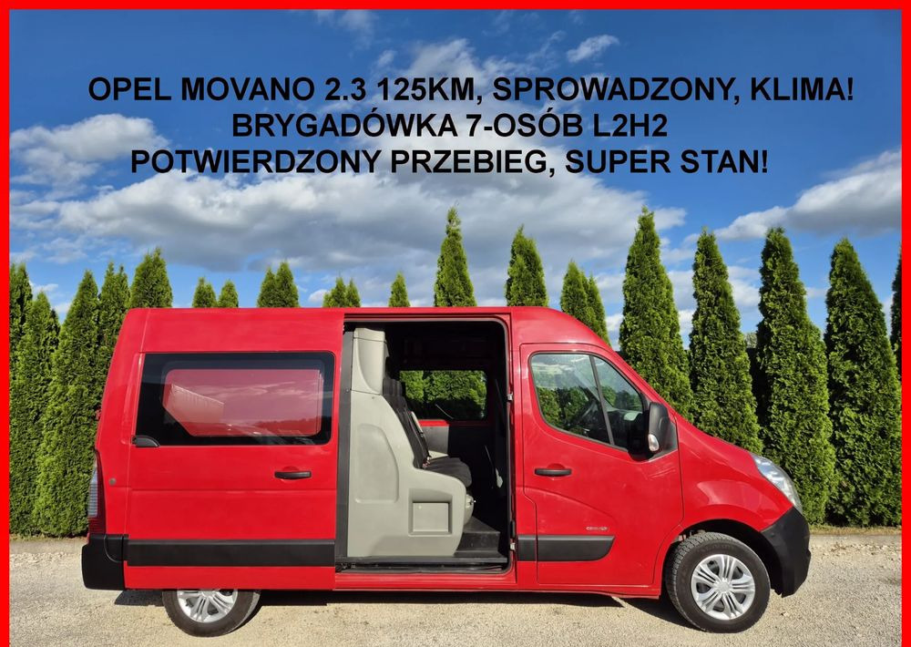Opel Movano 2.3 125KM L2H2 Dubel Kabina - Διπλοκάμπινο ελαφρύ επαγγελματικό: φωτογραφία 2 Opel Movano 2.3 125KM L2H2 Dubel Kabina - Διπλοκάμπινο ελαφρύ επαγγελματικό: φωτογραφία 2