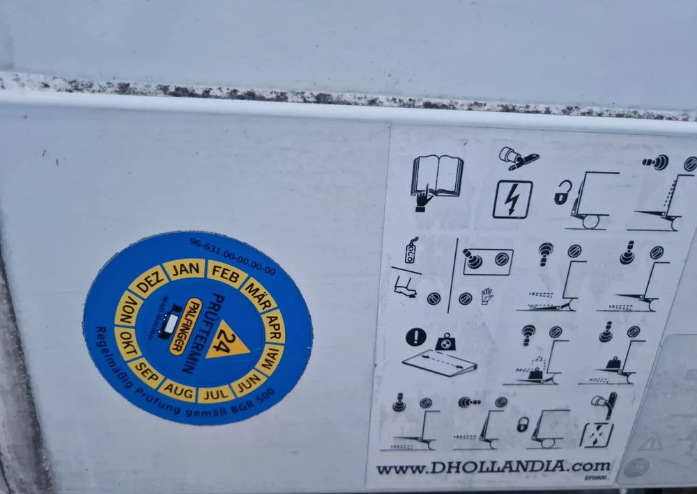 Winda Dhollandia 1000Kg 2019 rok, jak nowa, podest 248cm szeroki wysoki 180cm. Stan idealny! - Υδραυλική πόρτα: φωτογραφία 4 Winda Dhollandia 1000Kg 2019 rok, jak nowa, podest 248cm szeroki wysoki 180cm. Stan idealny! - Υδραυλική πόρτα: φωτογραφία 4