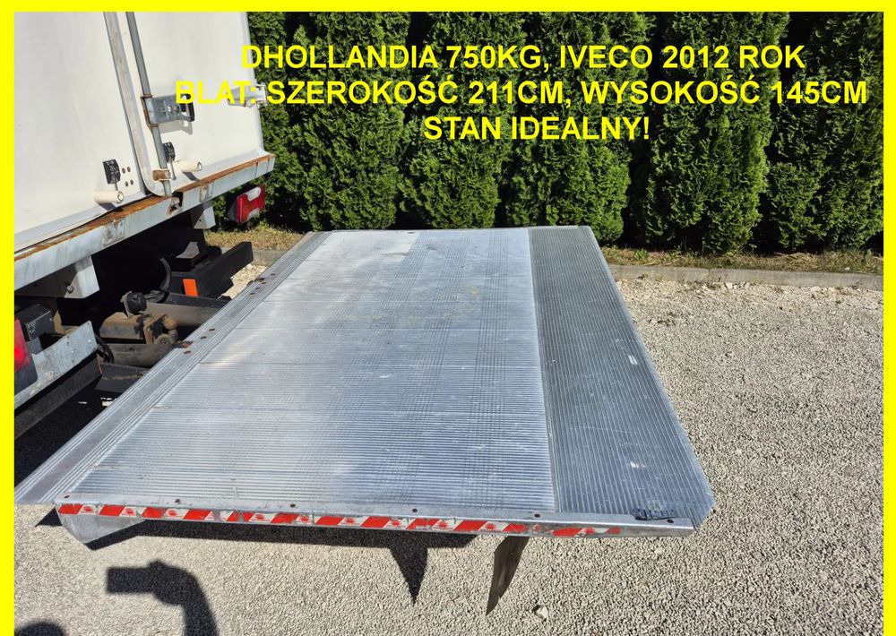 Winda Dhollandia 750kg Iveco 2012 rok, stan idealny! - Υδραυλική πόρτα: φωτογραφία 1 Winda Dhollandia 750kg Iveco 2012 rok, stan idealny! - Υδραυλική πόρτα: φωτογραφία 1