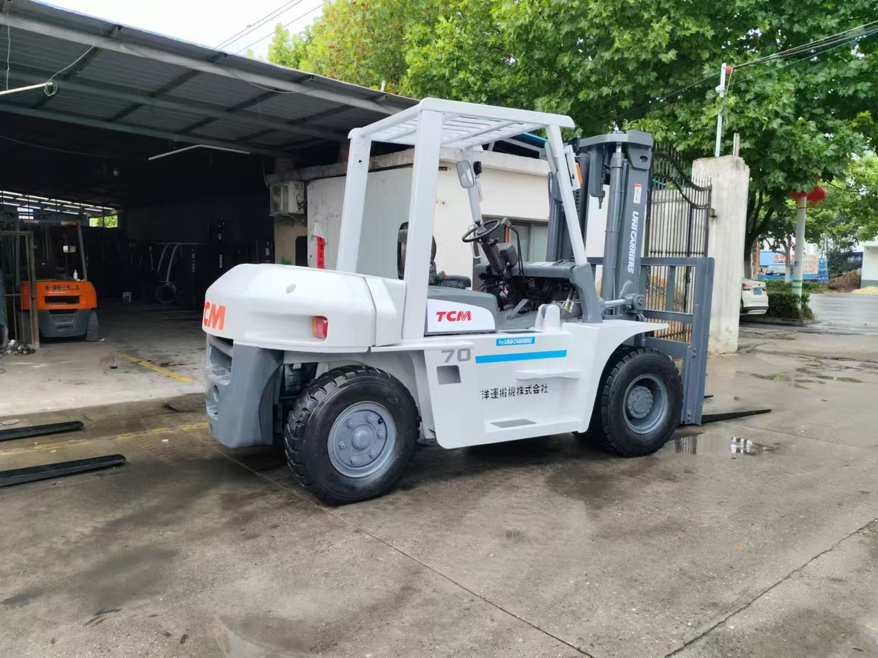 TCM FD70 japan brand 7 ton forklift used Customizable mast clamp side shift - Πετρελαιοκίνητο περονοφόρο: φωτογραφία 4 TCM FD70 japan brand 7 ton forklift used Customizable mast clamp side shift - Πετρελαιοκίνητο περονοφόρο: φωτογραφία 4
