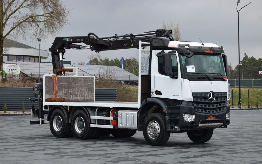 Mercedes-Benz AROCS 2636 / 6x4 / HIAB X-HIPRO 192 E-3 / WYSUW x3 / ROTATOR / STEROWANIE RADIOWE / UDT / PODPORY HYDRAULICZNE / AUTOMAT / KAMERA COFANIA / NISKI PRZEBIEG / SPROWADZONY - Φορτηγό με ανοιχτή καρότσα, Φορτηγό με γερανό: φωτογραφία 3 Mercedes-Benz AROCS 2636 / 6x4 / HIAB X-HIPRO 192 E-3 / WYSUW x3 / ROTATOR / STEROWANIE RADIOWE / UDT / PODPORY HYDRAULICZNE / AUTOMAT / KAMERA COFANIA / NISKI PRZEBIEG / SPROWADZONY - Φορτηγό με ανοιχτή καρότσα, Φορτηγό με γερανό: φωτογραφία 3