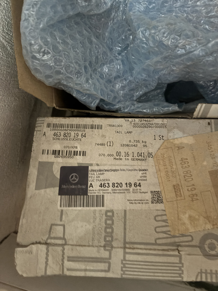 MERCEDES-BENZ G W463 G SERIES TAIL LIGHT - Φανάρι πίσω: φωτογραφία 4 MERCEDES-BENZ G W463 G SERIES TAIL LIGHT - Φανάρι πίσω: φωτογραφία 4