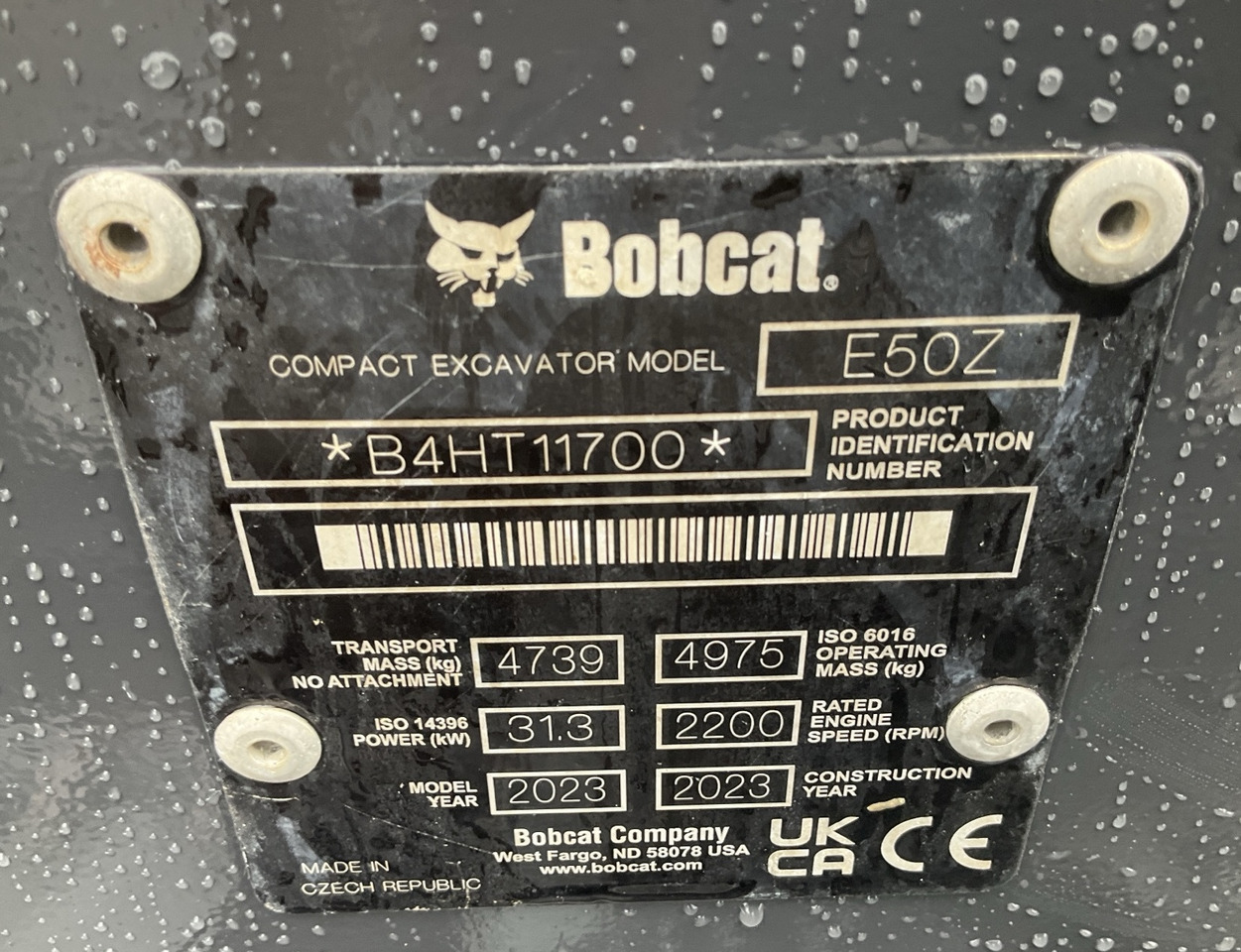 BOBCAT E50z - Μίνι εκσκαφέας: φωτογραφία 5 BOBCAT E50z - Μίνι εκσκαφέας: φωτογραφία 5