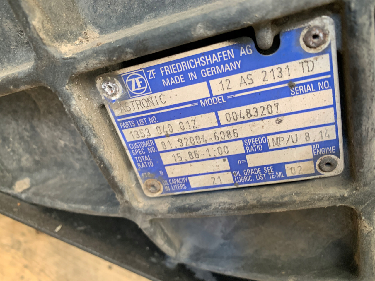 SKRZYNIA BIEGÓW AUTOMATYCZNA MAN TGX 12AS2131TD - Κιβώτιο ταχυτήτων για Φορτηγό: φωτογραφία 3 SKRZYNIA BIEGÓW AUTOMATYCZNA MAN TGX 12AS2131TD - Κιβώτιο ταχυτήτων για Φορτηγό: φωτογραφία 3