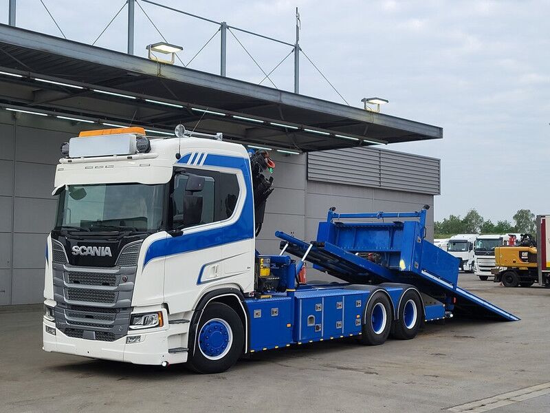 Scania R R580 - Φορτηγό, Φορτηγό με γερανό: φωτογραφία 1 Scania R R580 - Φορτηγό, Φορτηγό με γερανό: φωτογραφία 1