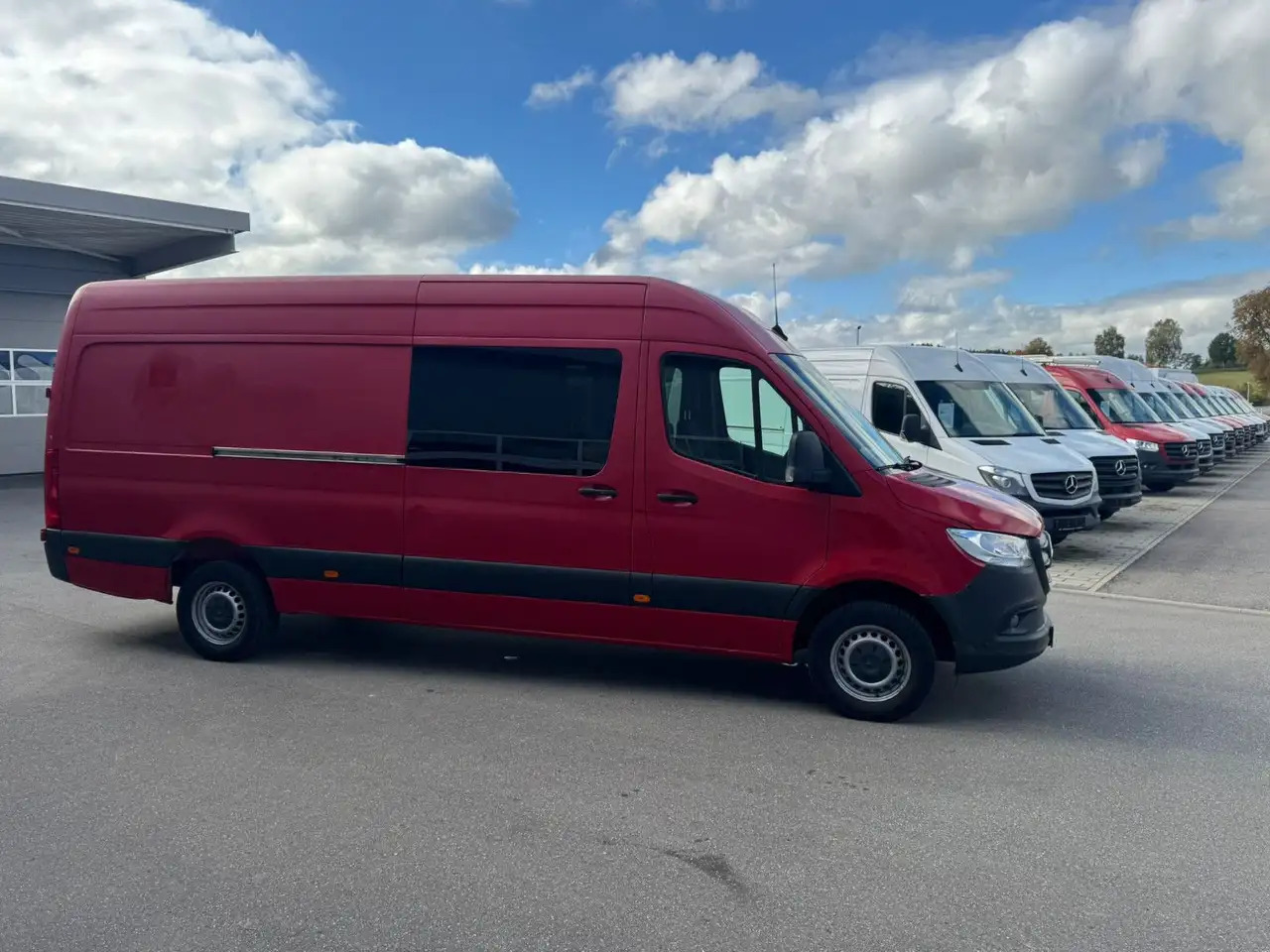 Mercedes-Benz Sprinter 317 CDI Maxi Lang Mixto AHK 3,5t MBUX - Διπλοκάμπινο ελαφρύ επαγγελματικό: φωτογραφία 3 Mercedes-Benz Sprinter 317 CDI Maxi Lang Mixto AHK 3,5t MBUX - Διπλοκάμπινο ελαφρύ επαγγελματικό: φωτογραφία 3